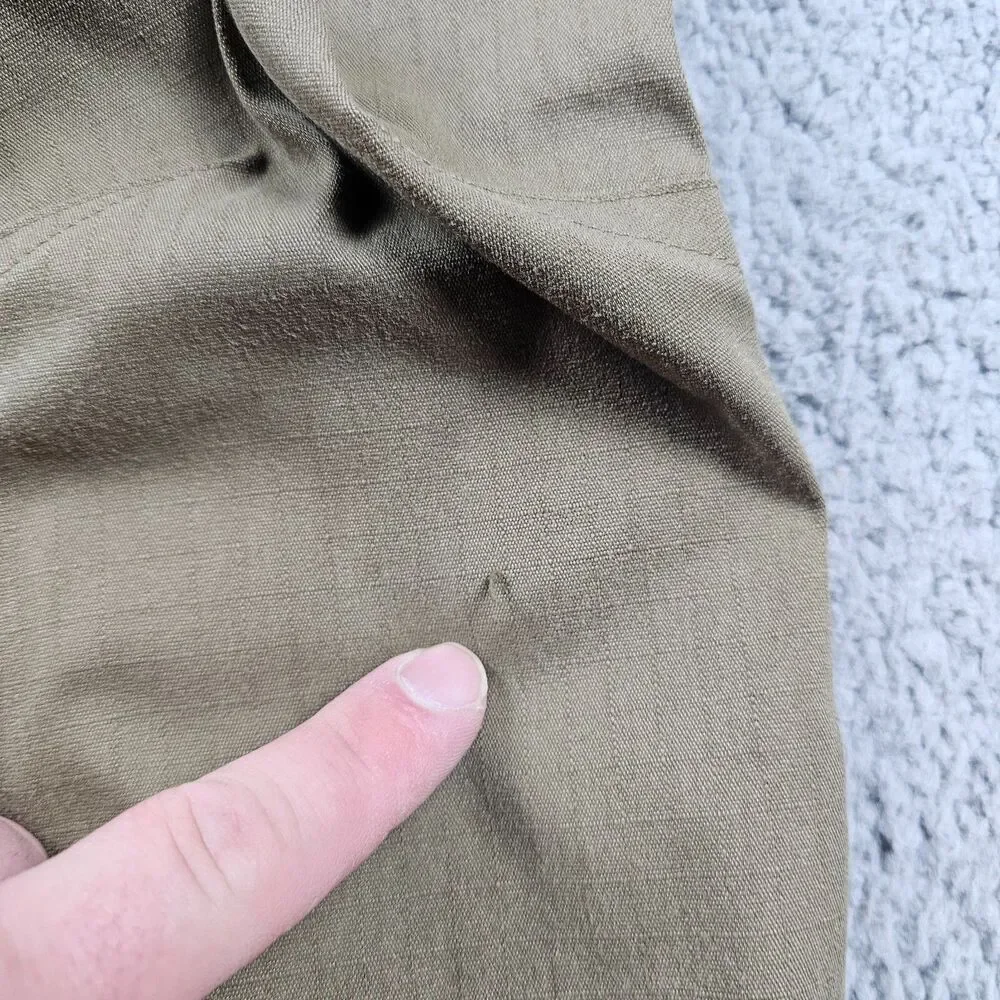 Under Armour Cargo Pants Mens 30x29* Beige Storm Ripstop Tactical Distressed